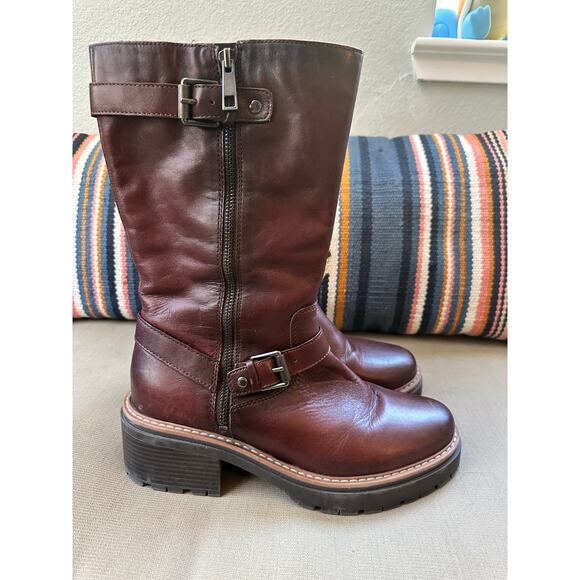 Naturalizer W’s Jagger Mid-Calf Lug Sole Boots in DK. Brown Size 10 - Picture 9 of 9